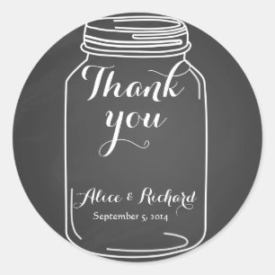 Adesivo vinhetas de casamento do chalkboard vintage