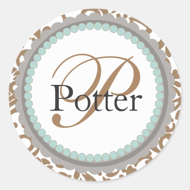 Adesivo Vinhetas de Casamento Douradas e Teais (Frente)