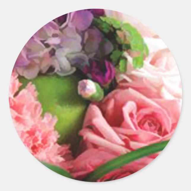 Adesivo Vinhetas De Casamento Floral (Frente)