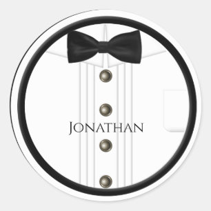 Adesivo Vinhetas de Casamento Tux