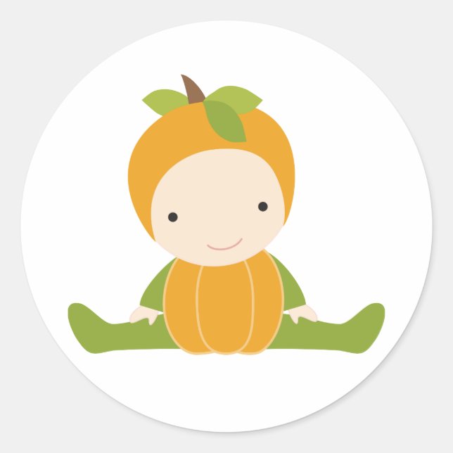 Adesivo Vinhetas de Chá de fraldas de outono (Frente)