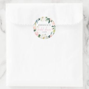 Adesivo Vinhetas de Chá de panela Floral de Blush