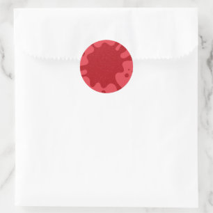 Adesivo Vinhetas De Coletor De Tomate Vermelho - Personali