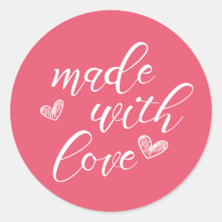 Adesivo Vinhetas de coral feitas com amor