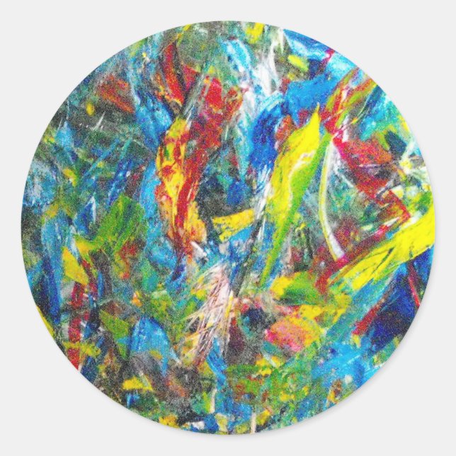 Adesivo Vinhetas de cores brilhantes (Frente)