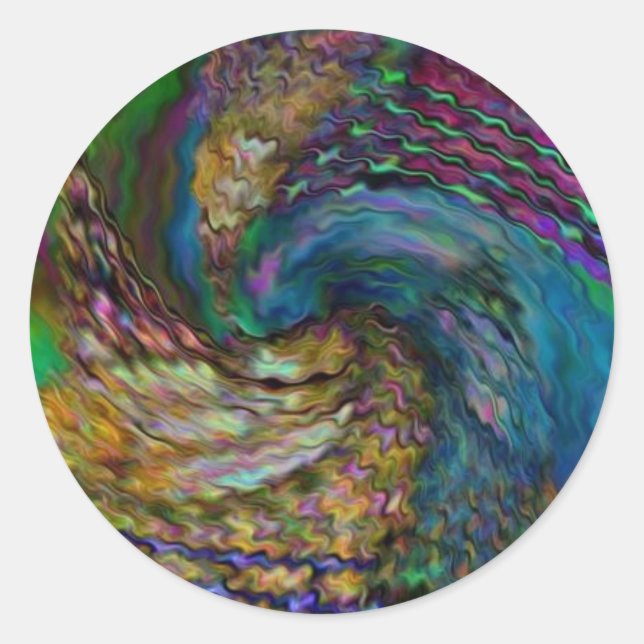 Adesivo Vinhetas de cores escuras (Frente)