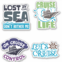 Vinhetas de Cruzeiro Conjunto 1 Navio de Férias