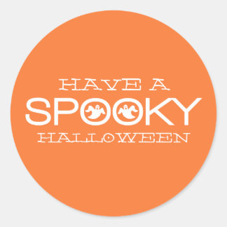 Adesivo Vinhetas de Dia das Bruxas de Tipografia Spooky