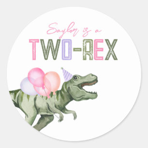 Adesivo Vinhetas de dois Rex Party
