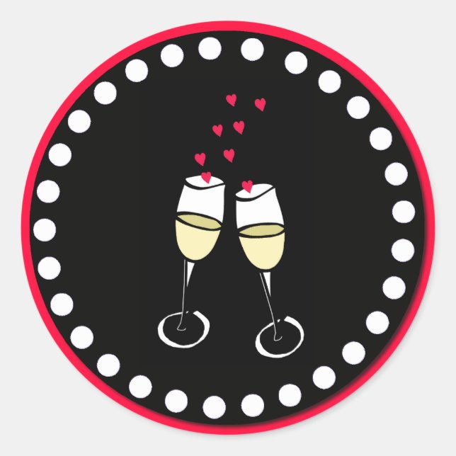 Adesivo Vinhetas de Envelopes de Bronze flutuantes (Frente)