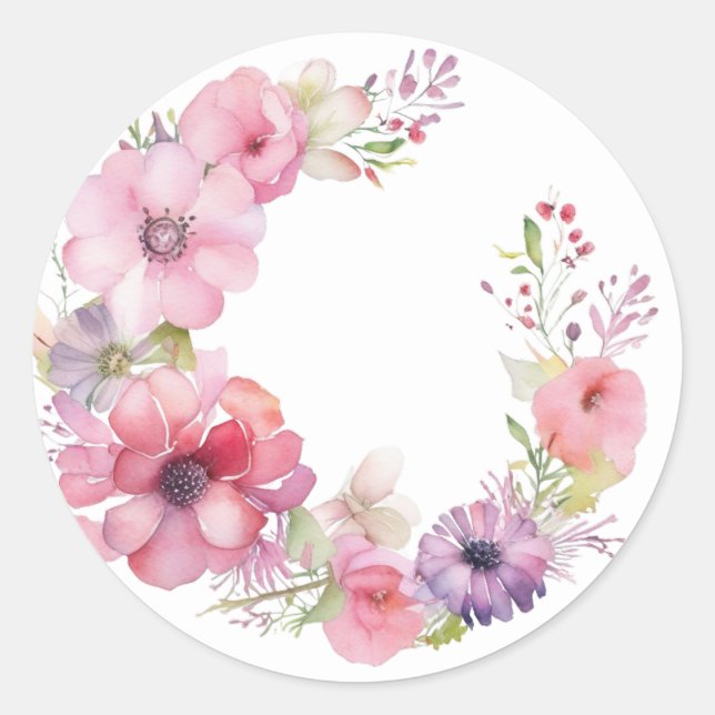 Adesivo Vinhetas de exaustão, cor-de-rosa, (Frente)