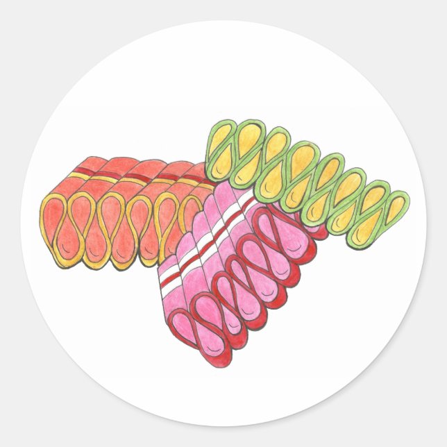 Adesivo Vinhetas de Férias de Fita de Natal (Frente)