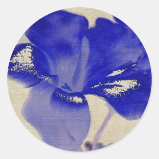 Adesivo Vinhetas de Flor Azul