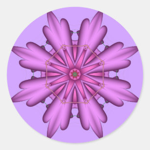Adesivo Vinhetas de flores de fantasia decorativa