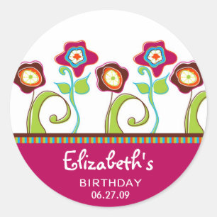 Adesivo Vinhetas de Flores Funciosas