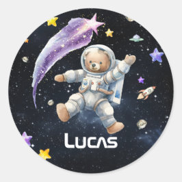 Adesivo Vinhetas de galácticos personalizadas e adoráveis