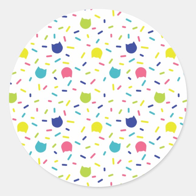 Adesivo Vinhetas de Gato legal (Frente)