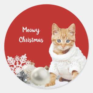 Adesivo Vinhetas de gato personalizadas