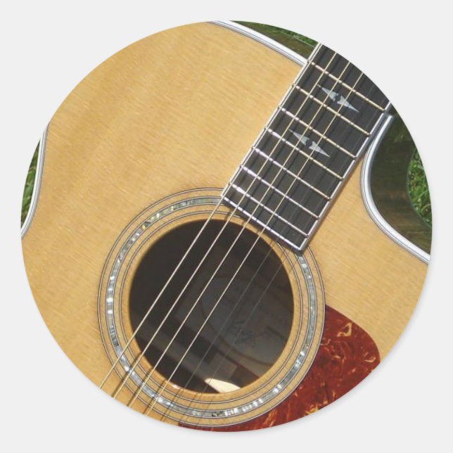 Adesivo vinhetas de guitarra (Frente)