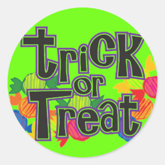 Adesivo Vinhetas de Halloween para dar e trocar!