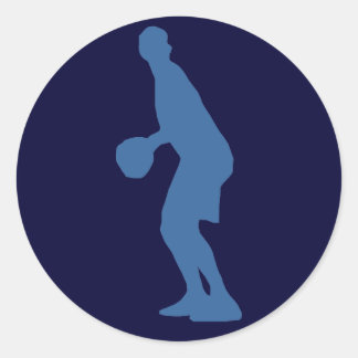 Adesivo Vinhetas de jogador de basquete