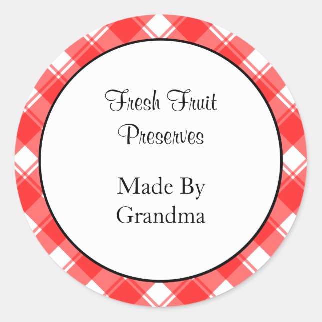 Adesivo Vinhetas de latas personalizadas de Xadrez branca  (Frente)