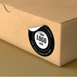 Adesivo vinhetas de logotipo de empresa personalizadas, re