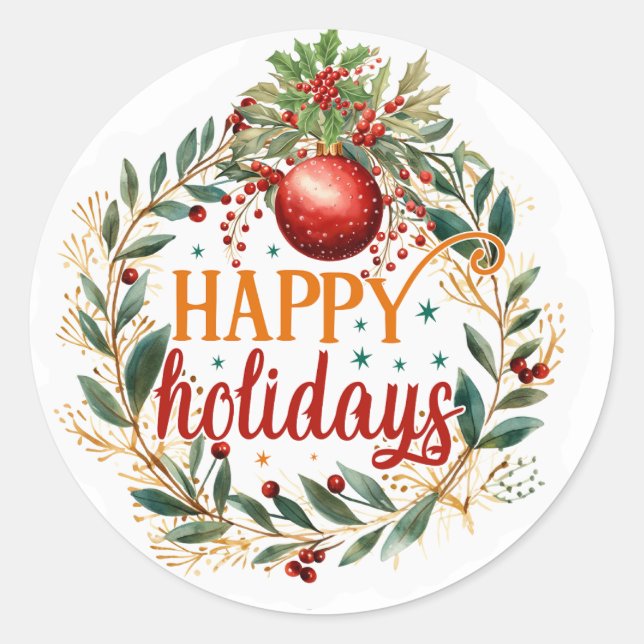 Adesivo Vinhetas de Natal (Frente)