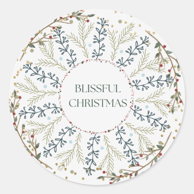 Adesivo Vinhetas de Natal (Frente)
