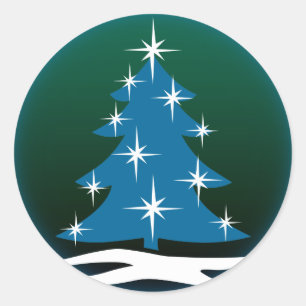 Adesivo Vinhetas de Natal Azul