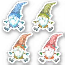 Adesivo Vinhetas de natal coloridas