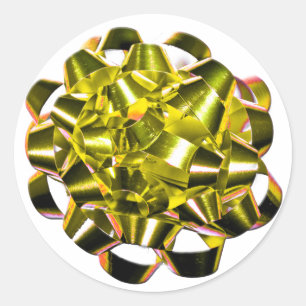 Adesivo Vinhetas de Natal de Arco de Férias Amarelo