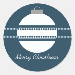 Adesivo Vinhetas de Natal de Ornamento Chic Simples