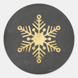 Adesivo Vinhetas de Natal em Floco de Neve