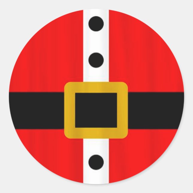 Adesivo Vinhetas de Natal/Fato de Papai Noel (Frente)