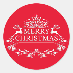 Adesivo Vinhetas de Natal Feliz