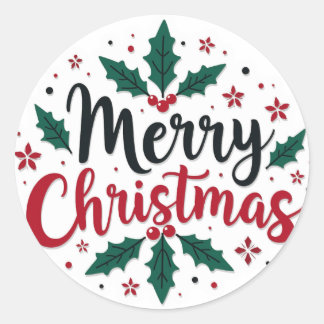 Adesivo Vinhetas de Natal Feliz
