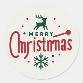Adesivo Vinhetas de Natal Feliz