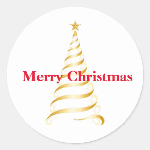 Adesivo Vinhetas de Natal Feliz Árvore de Natal