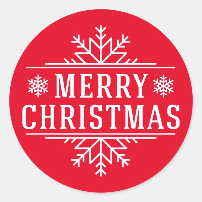 Adesivo Vinhetas de Natal Feliz Natal (Frente)