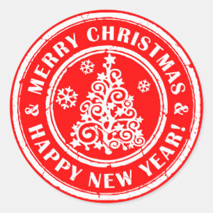 Adesivo Vinhetas de Natal Festivas