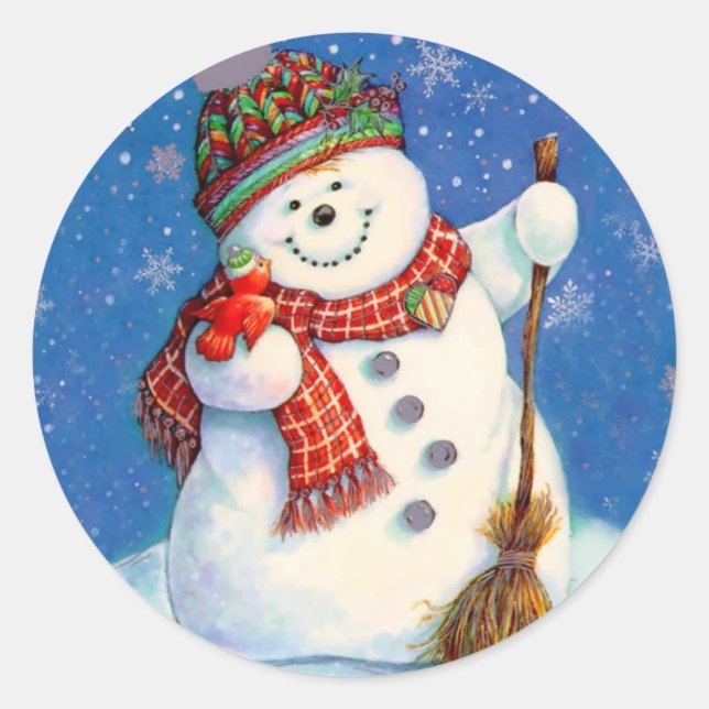 Adesivo Vinhetas de Natal/Neve (Frente)