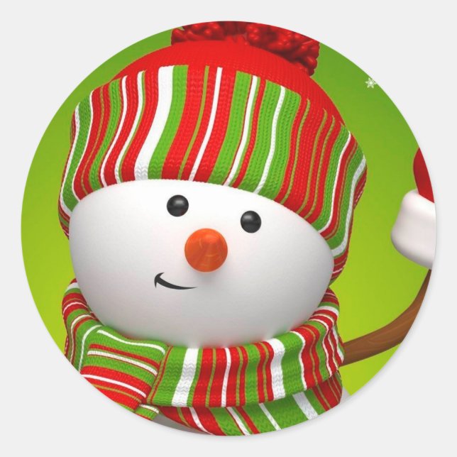 Adesivo Vinhetas de Natal/Neve (Frente)