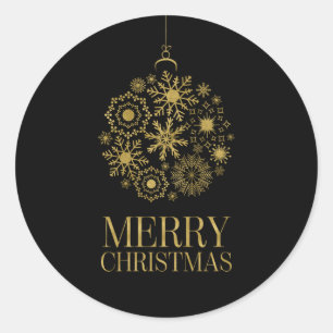 Adesivo Vinhetas de Natal para Ornamento de Flocos de Neve