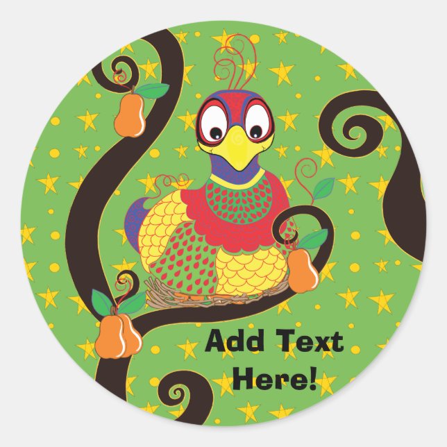 Adesivo Vinhetas de Natal. Personalizar (Frente)