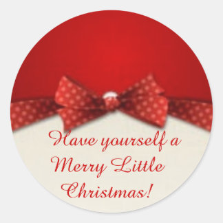 Adesivo Vinhetas de Natal redondas e bonitas