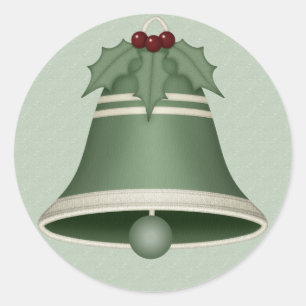 Adesivo Vinhetas de Natal Verde Felizes