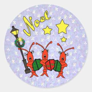 Adesivo Vinhetas de Noel para lagostas (lagosta)