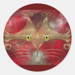 Adesivo Vinhetas de olhos de gato