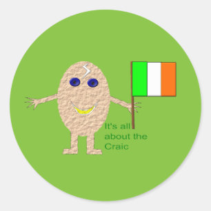 Adesivo Vinhetas de ovos irlandesas patriotas